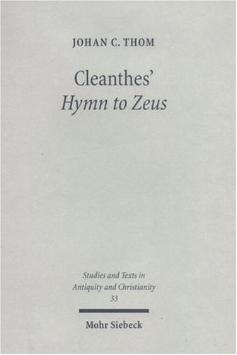 Cleanthes' Hymn to Zeus Cover