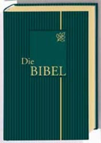 Bibelausgaben, Die Bibel, nach der Übersetzung Martin Luthers, mit Apokryphen, Ledereinband grün m. Goldprägung (Nr.1534) Cover
