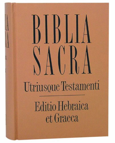 Biblia Sacra Hebraica Stuttgartensia with Greek New Testament Cover