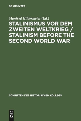 Stalinismus vor dem Zweiten Weltkrieg Cover