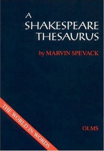 A Shakespeare thesaurus Cover