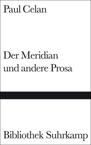Der Meridian und andere Prosa Cover