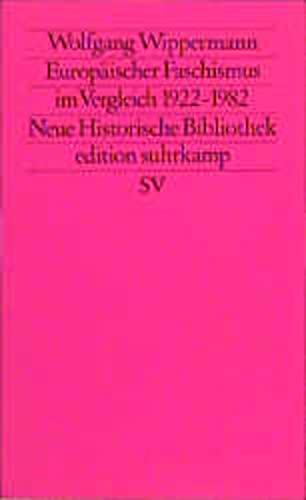 Europäischer Faschismus im Vergleich (1922-1982) Cover