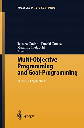 Multi-objective programming and goal programming Cover