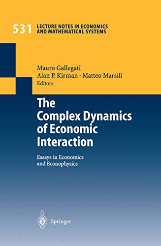 The Complex Dynamics of Economic Interaction Cover
