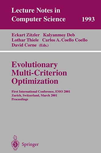 Evolutionary Multi-Criterion Optimization Cover