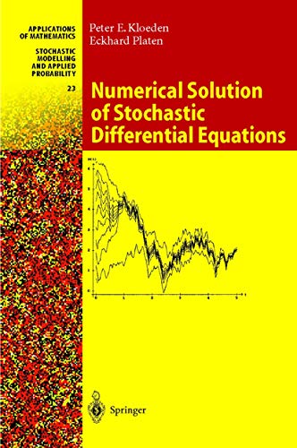 Numerical solution of stochastic differential equations Cover