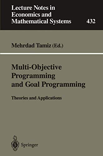 Multi-objective programming and goal programming Cover