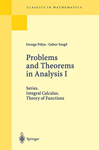 Problems and theorems in analysis Cover