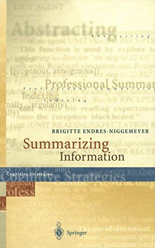Summarizing information Cover