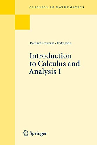Introduction to calculus and analysis Cover