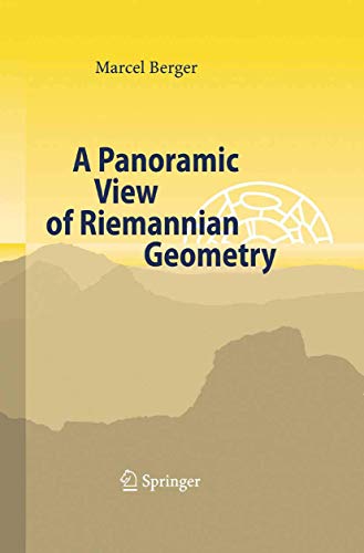 A panoramic view of Riemannian geometry Cover