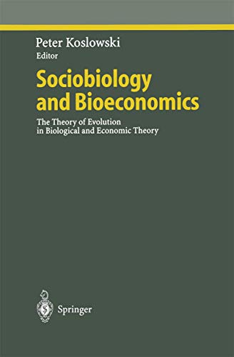 Sociobiology and Bioeconomics Cover