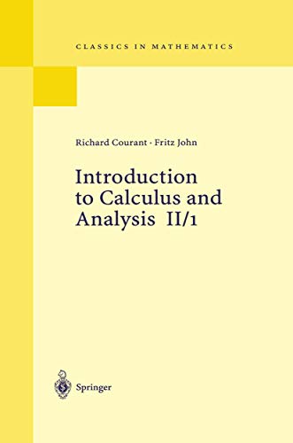 Introduction to Calculus and Analysis Cover