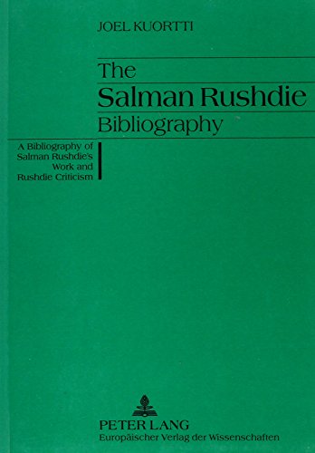 The Salman Rushdie bibliography Cover