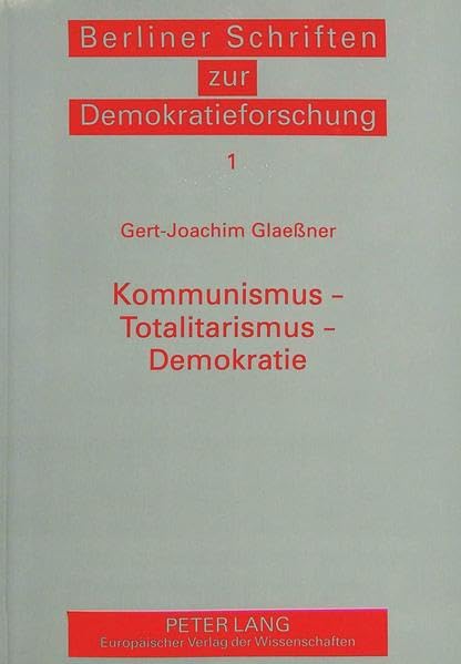 Kommunismus, Totalitarismus, Demokratie Cover