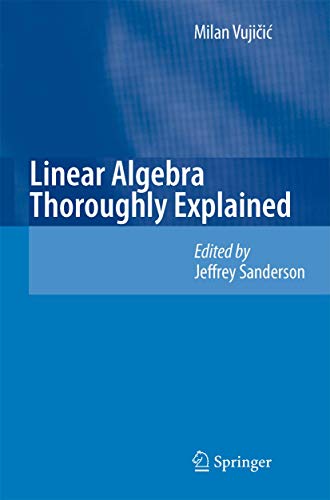 Linear Algebra Thoroughly Explained Cover