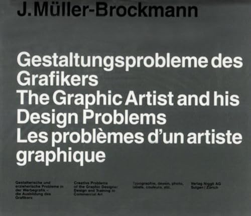 The graphic artist and his design problems Cover