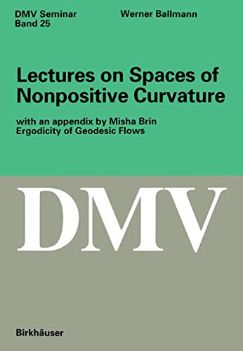 Lectures on spaces of nonpositive curvature Cover