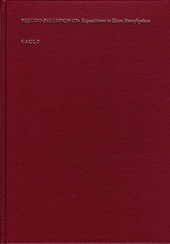 Pseudo-Johannis Philoponi Expositiones in omnes XIV Aristotelis Libros metaphysicos Cover