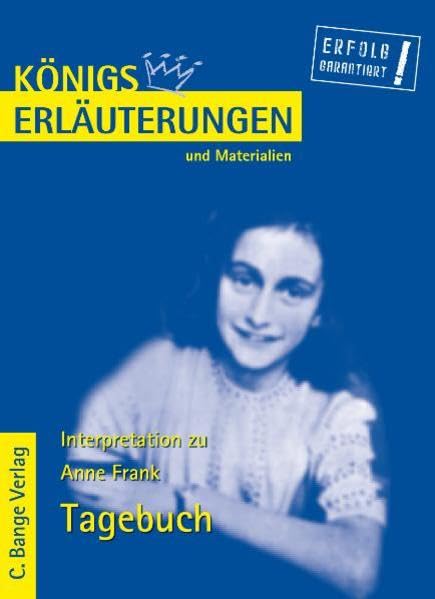 Das Tagebuch der Anne Frank. Erläuterungen und Materialien. Cover