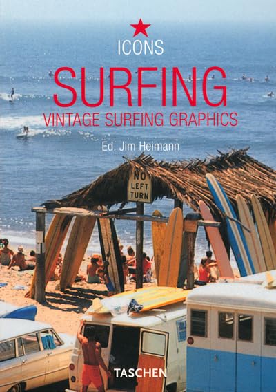 Surfing: vintage surfing graphics Cover