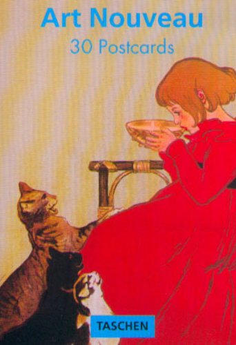 Art Nouveau Postcard Book Cover