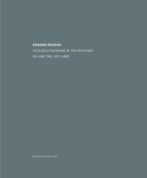 Edward Ruscha: Catalogue Raisonné of the Paintings. Volume Two Cover
