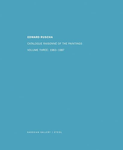 Edward Ruscha Catalogue Raisonne of the Paintings, Volume 4: 1988-1992 Cover