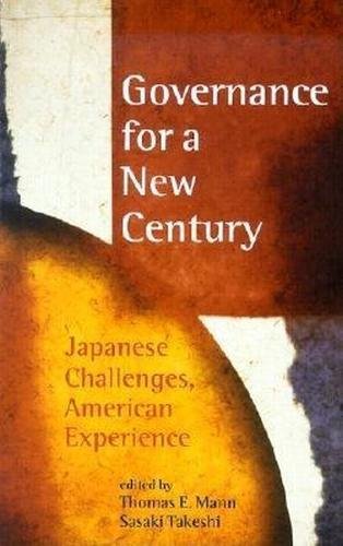 Governance for a new century Cover