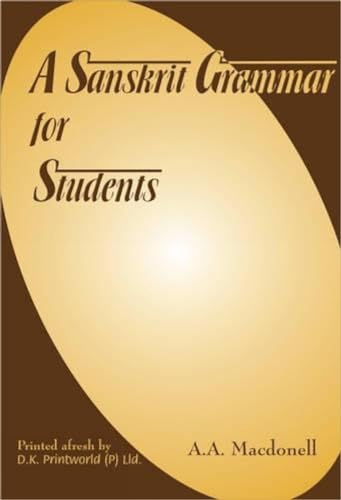 A Sanskrit Grammar for Students Cover