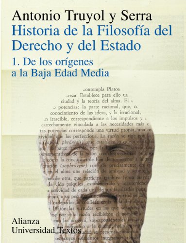 Historia de la filosofía del derecho y del Estado Cover