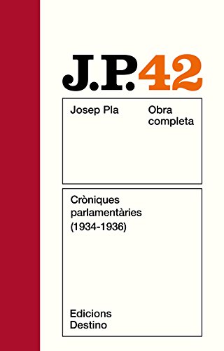 Cròniques parlamentàries (1934-1936) Cover