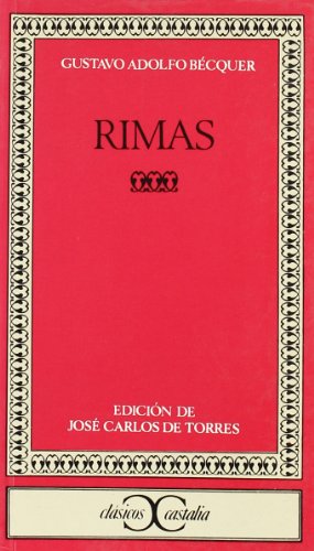 Rimas - Gustavo Adolfo Becquer (Clasicos Castalia) Cover