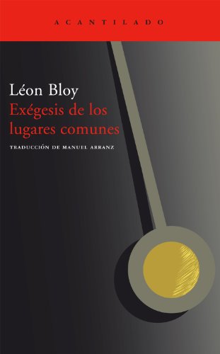 Exégesis de los lugares comunes (Spanish Edition) Cover