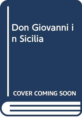 Don Giovanni in Sicilia. Cover