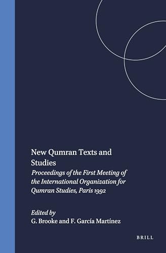 New Qumran texts and studies Cover