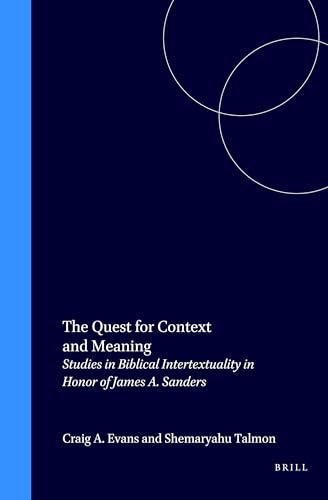 The quest for context and meaning Cover