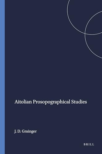 Aitolian prosopographical studies Cover