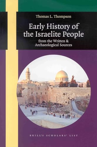 Early history of the Israelite people Cover