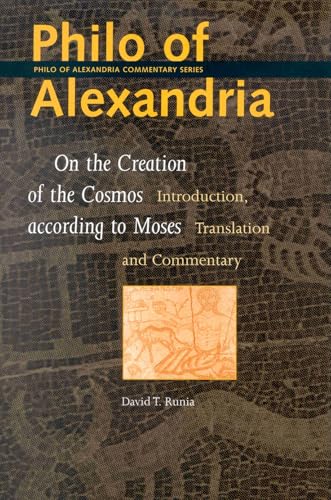 On the creation of the cosmos according to Moses Cover
