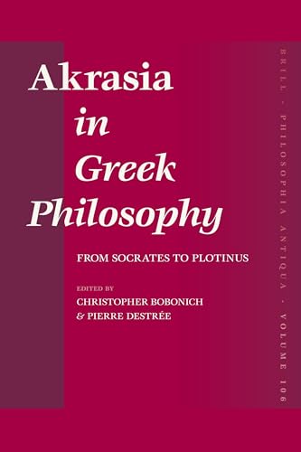 Akrasia in Greek Philosophy Cover