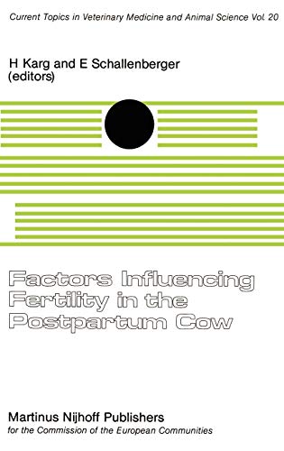 Factors influencing fertility in the postpartum cow Cover