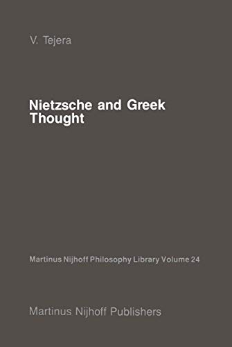Nietzsche and Greek thought Cover