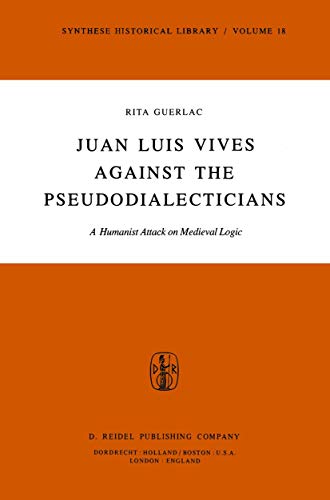 Juan Luis Vives against the pseudodialecticians Cover
