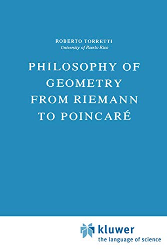Philosophy of geometry from Riemann to Poincaré Cover
