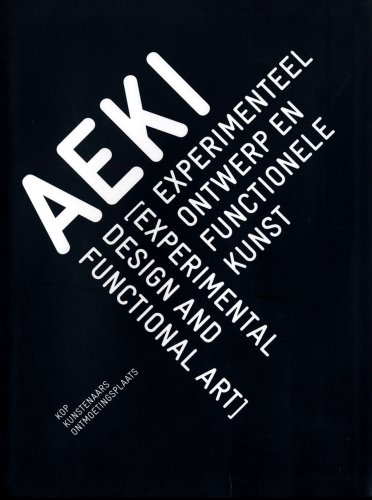 AEKI, experimenteel ontwerp en functionele kunst = Cover
