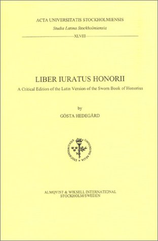 Liber iuratus honorii Cover