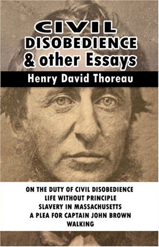 Civil Disobedience and Other Essays Cover