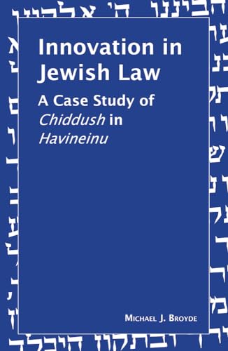 Innovation in Jewish law Cover